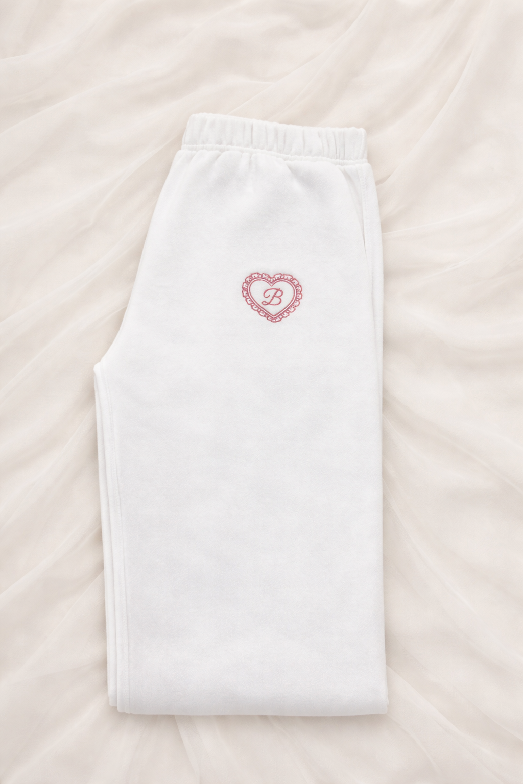 Ruffle Heart Wide Leg Sweatpants – Gemini Fusion