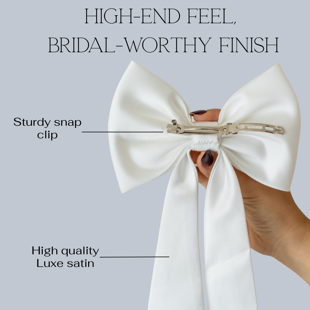 BRIDE Hair Bow