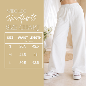 Ruffle Heart Wide Leg Sweatpants – Gemini Fusion
