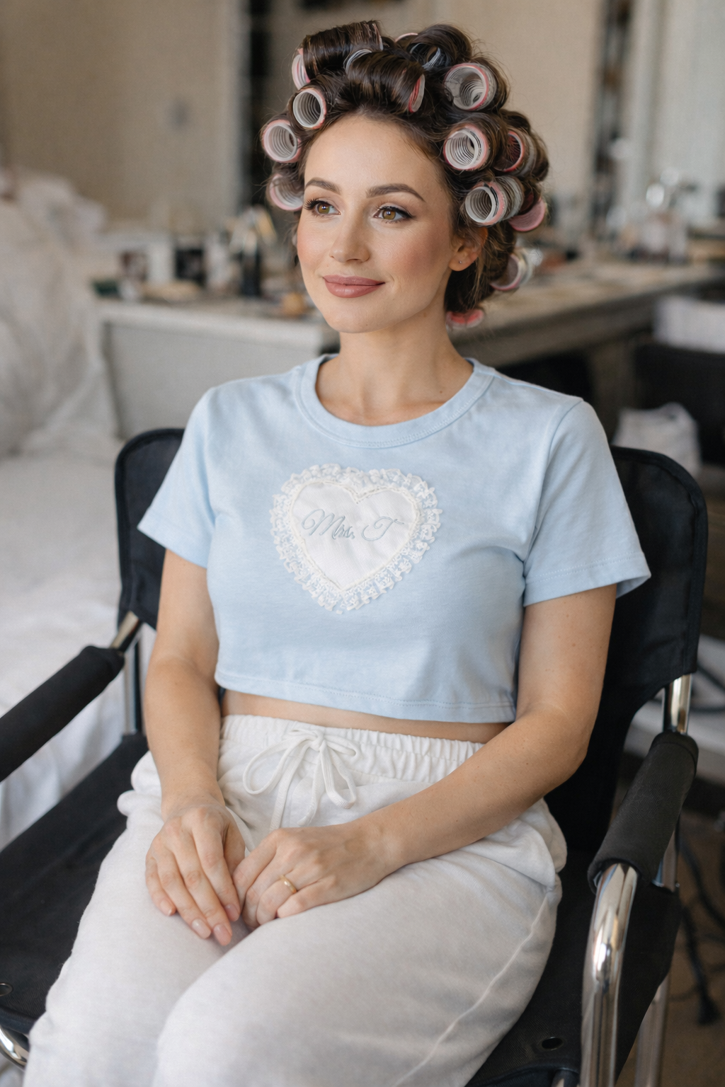 Mrs. Lace Heart Baby Tee – Gemini Fusion