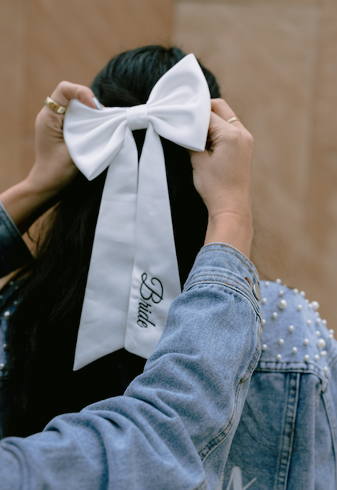 BRIDE Hair Bow