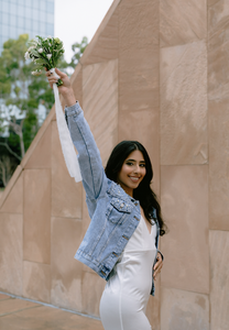 KENNEDY Blue Denim Jacket (Embroidered)