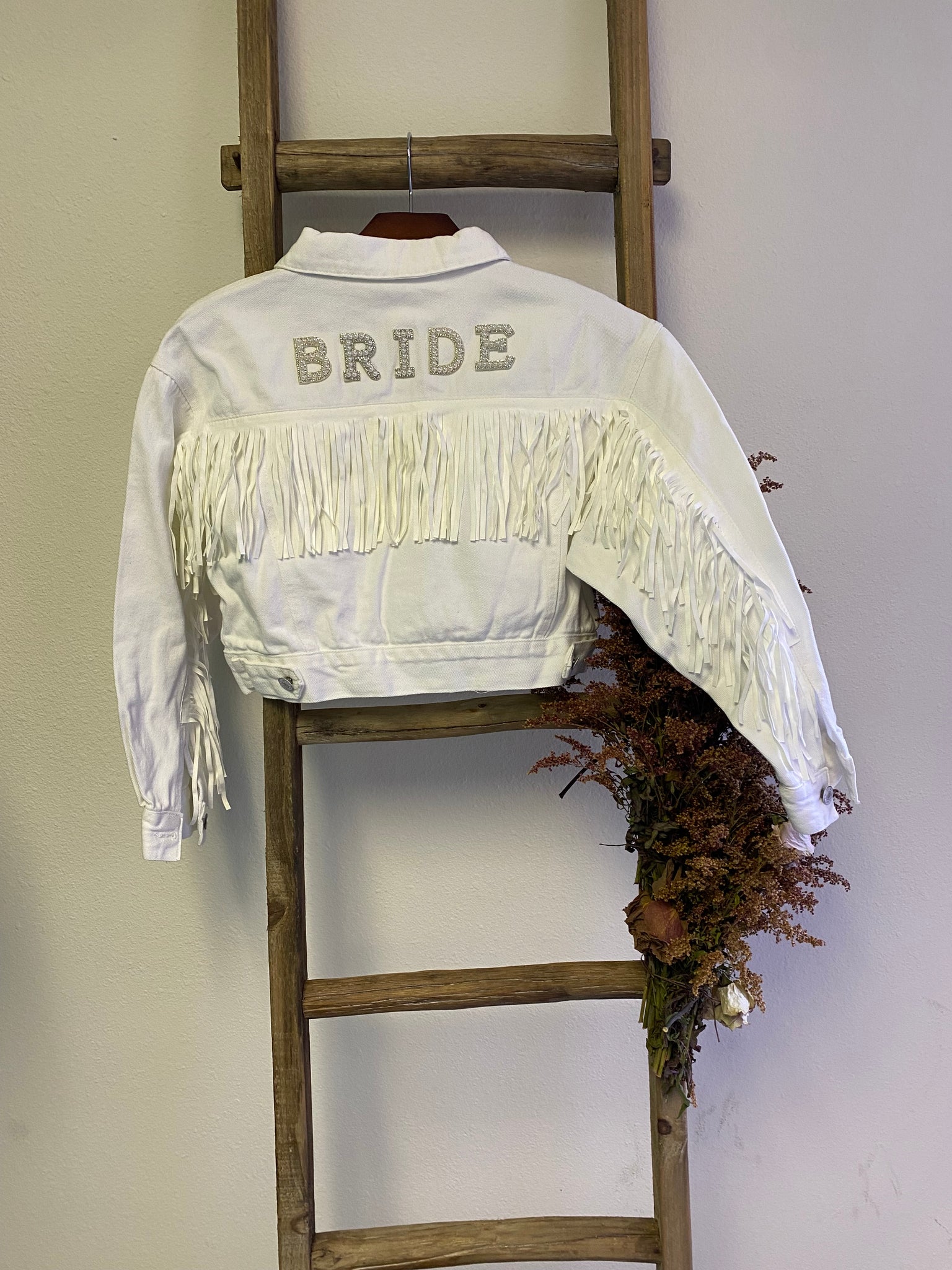 White Fringe- Bride Patches